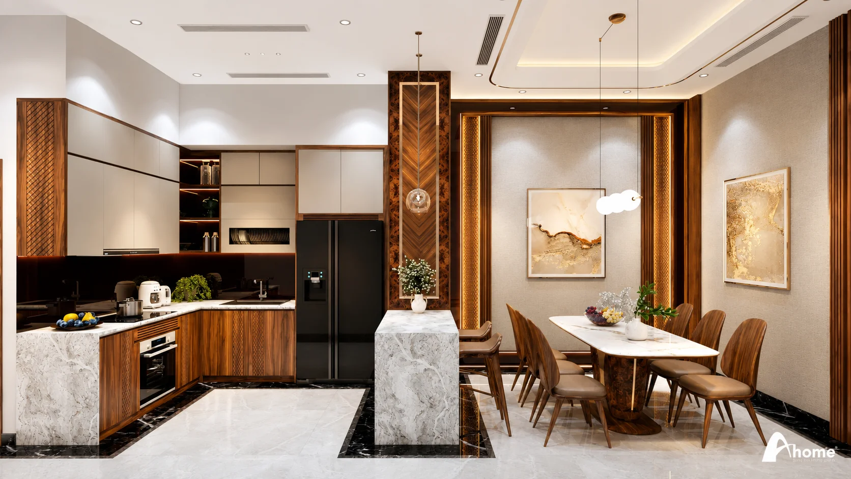 Mẫu tủ bếp chung cư nhỏ
