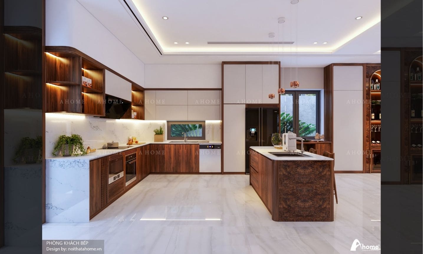 Tủ bếp hiện đại mẫu 1