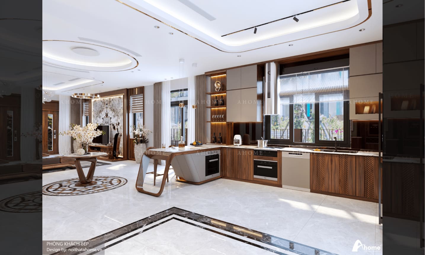 Tủ bếp hiện đại mẫu 2
