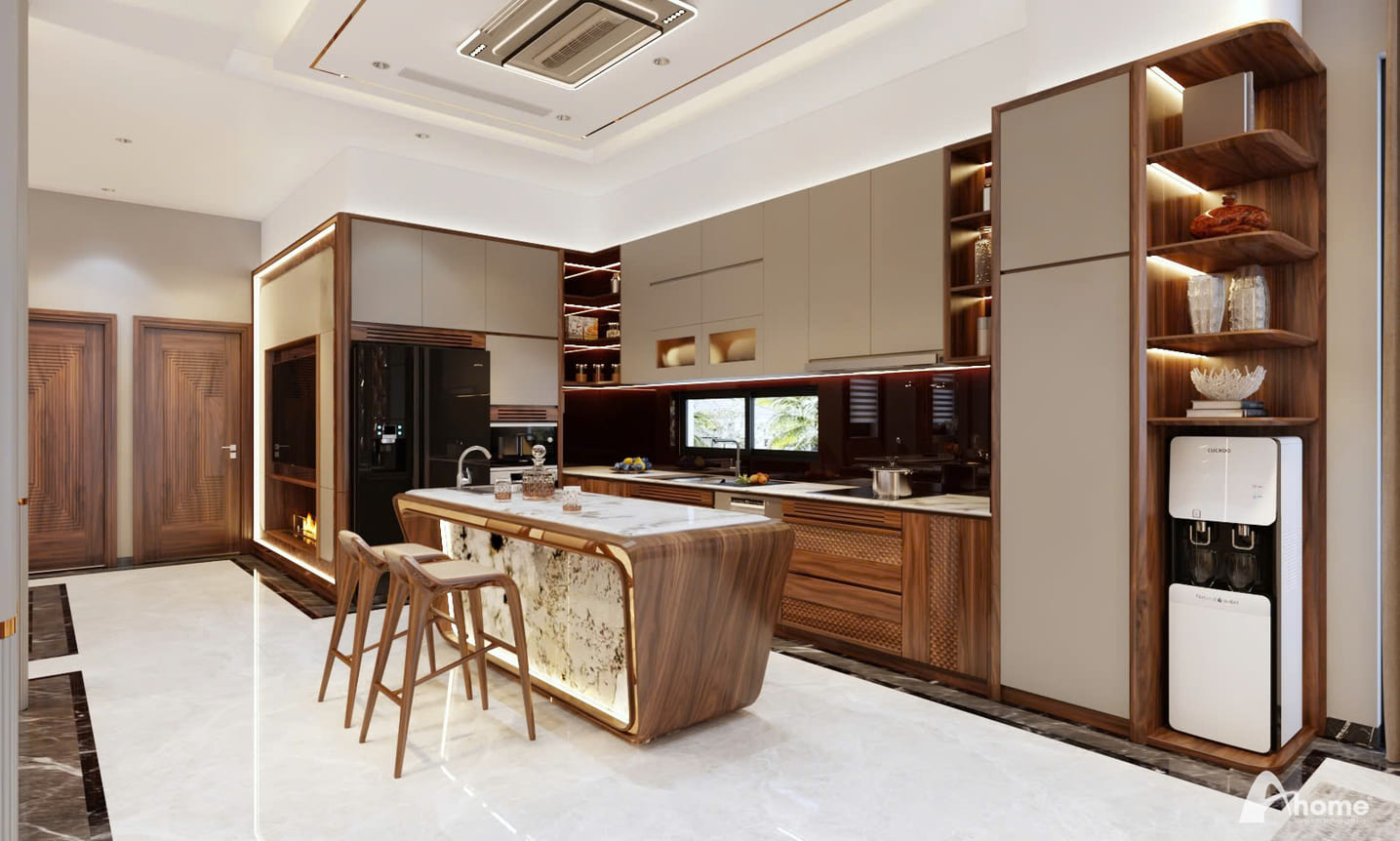 Tủ bếp Luxury 1