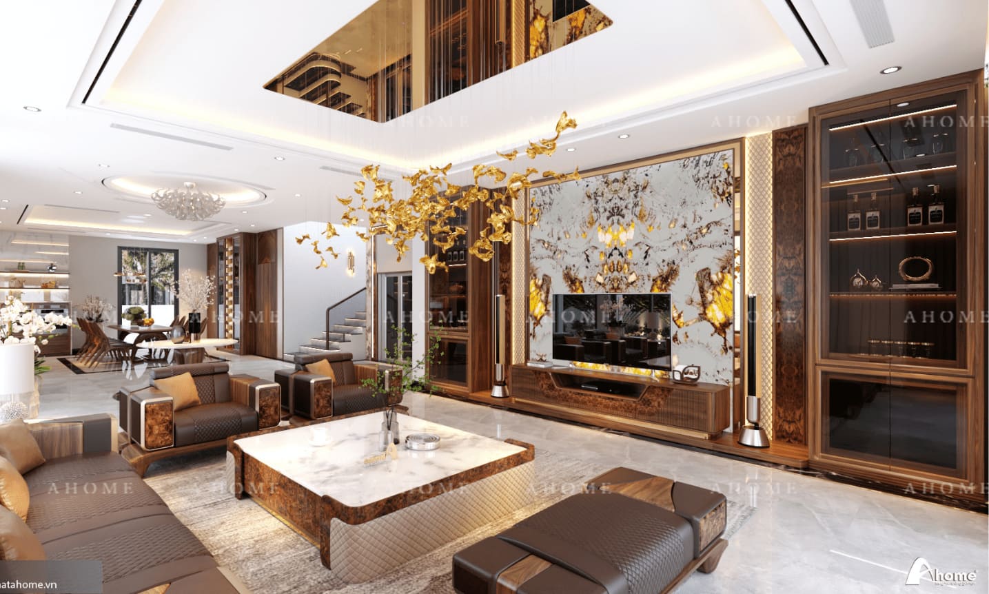 tủ rượu gỗ óc chó